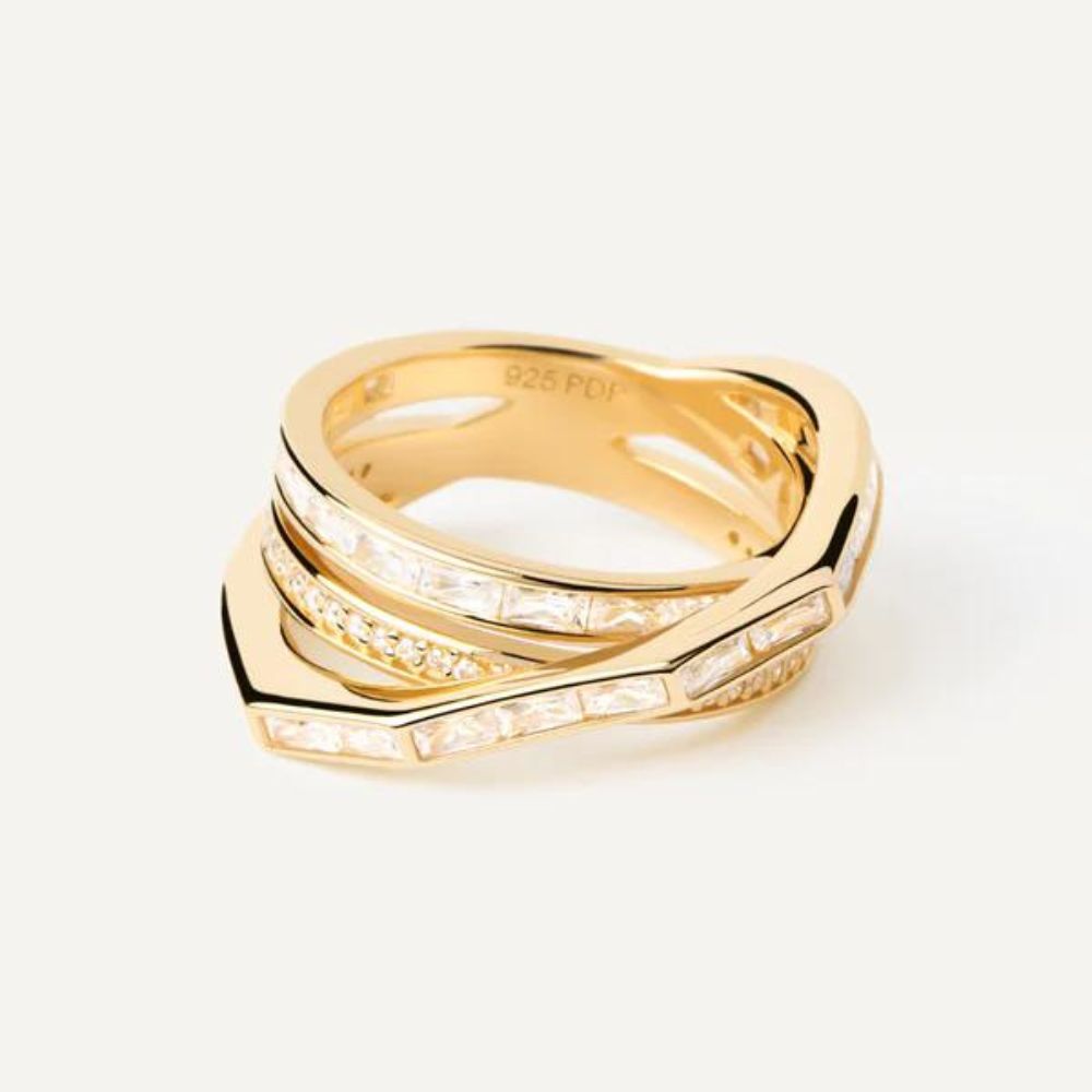 White gold ring
