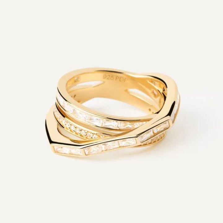 White gold ring