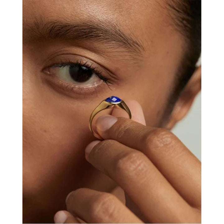 nomad lapis stamp ring