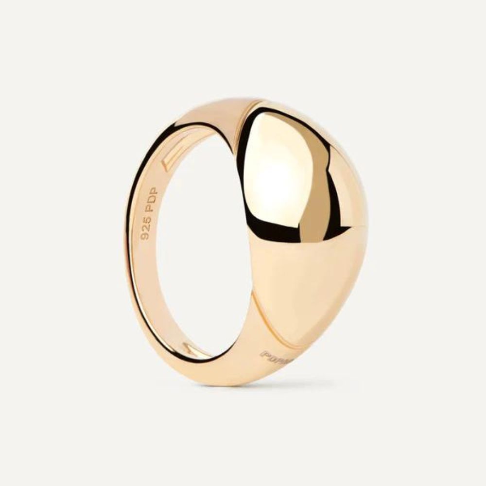 anello bamboo gold