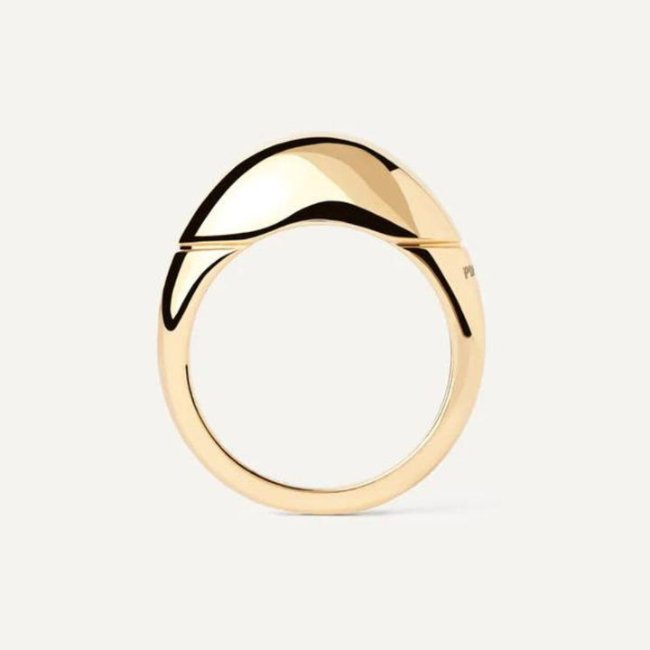 anello bamboo gold