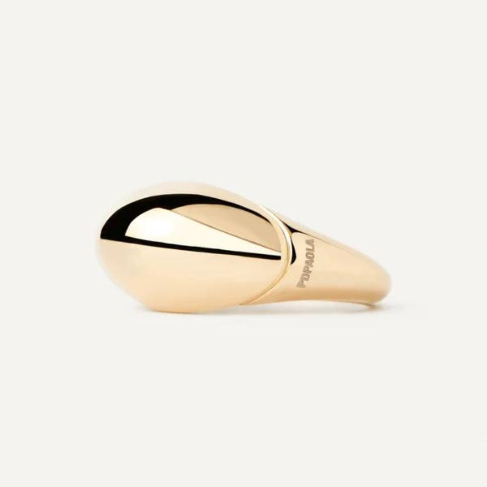 anello bamboo gold