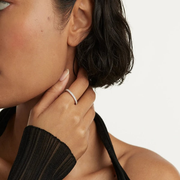 an02-665-12 silver tirara ring