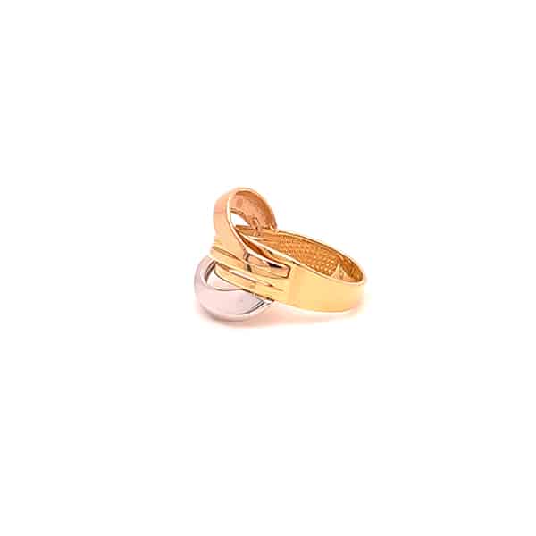 18 kt 3 gold band ring