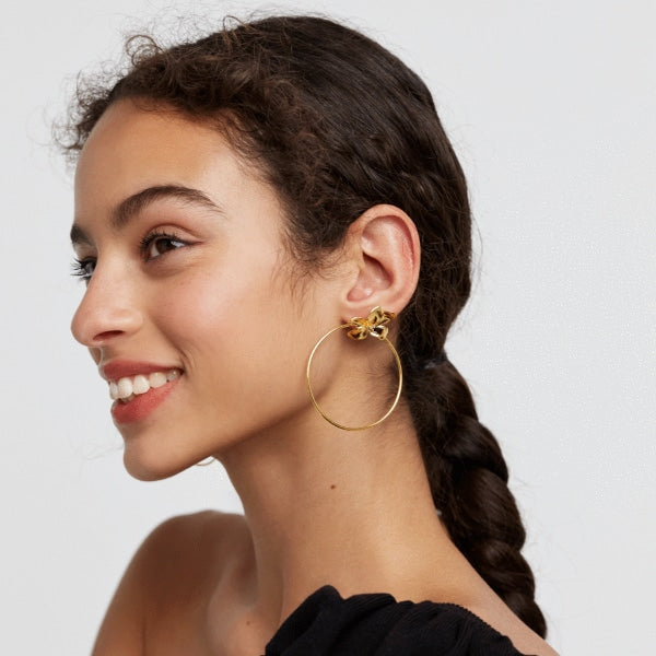 AR01-182-U BLOSSOM GOLD EARRINGS