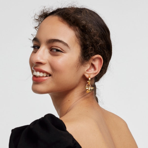 AR01-185-U BLOSSOM IVY GOLD EARRINGS