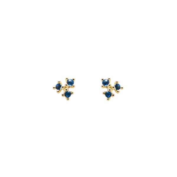 AR01-188-U BLOSSOM DAISY GOLD EARRINGS