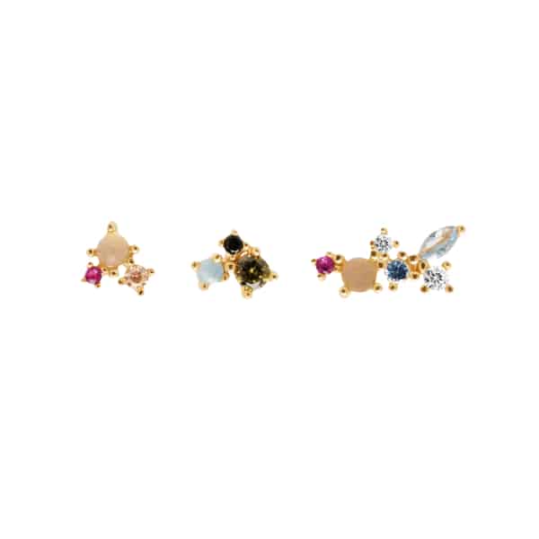 AR01-209-U ATELIER LA PALETTE GOLD EARRINGS