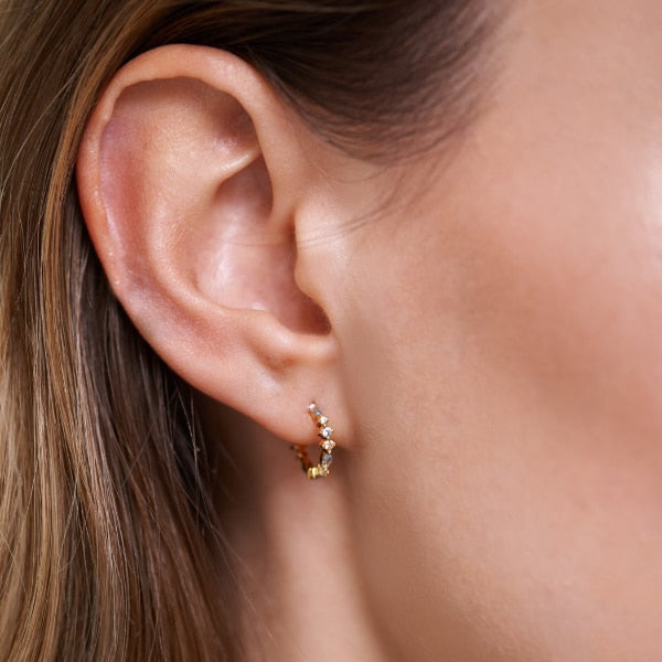 AR01-219-U ATELIER OMBRE GOLD EARRINGS