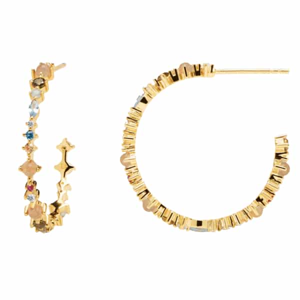 AR01-221-U ATELIER HALO GOLD EARRINGS