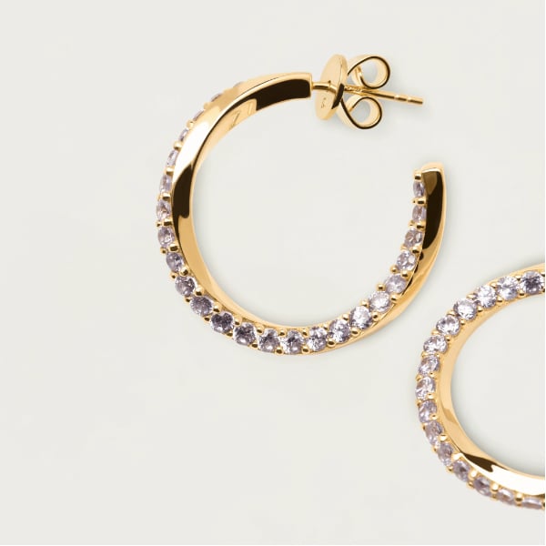 AR01-239-U PDP CAVALIER EARRINGS GOLD