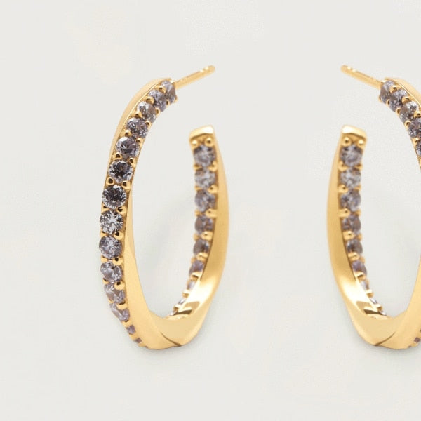 AR01-239-U PDP CAVALIER EARRINGS GOLD