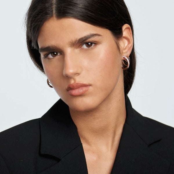 AR01-248-U PDP CAVALIER MAJESTICA EARRINGS GOLD