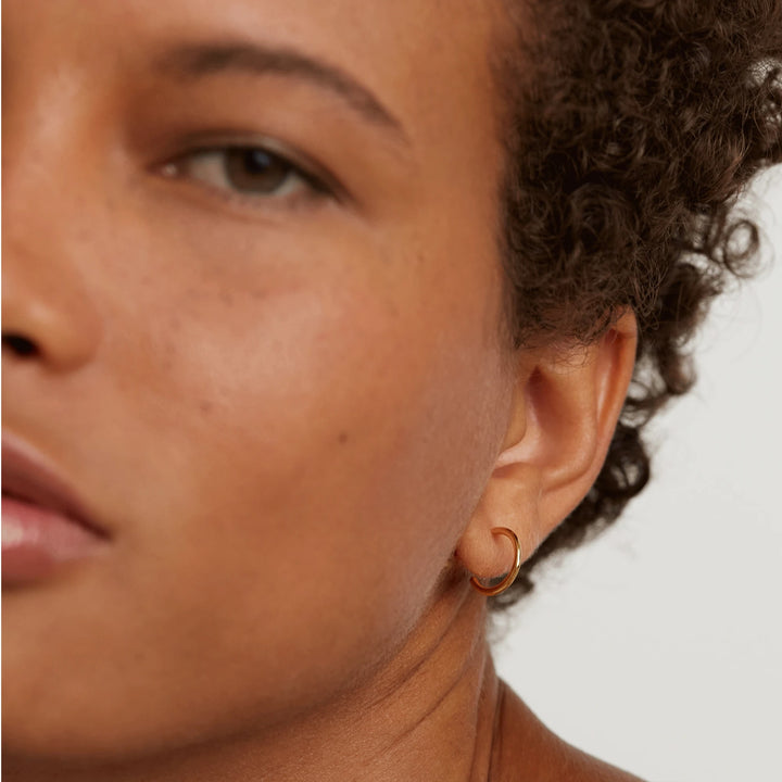 AR01-364-U PDP ENGRAVE ME L'ABSOLU EARRINGS GOLD