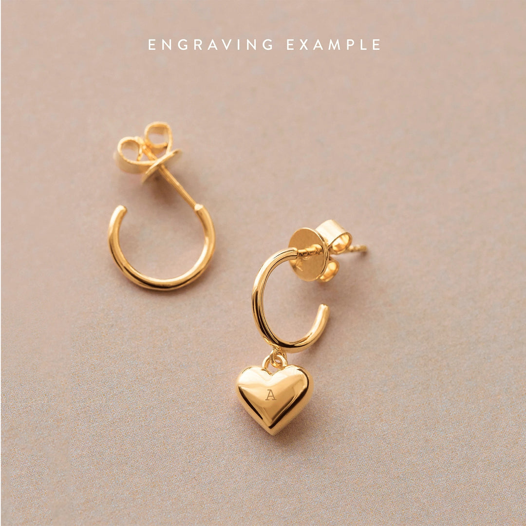AR01-364-U PDP ENGRAVE ME L'ABSOLU EARRINGS GOLD