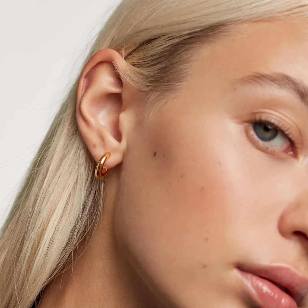 AR01-376-U PDP ESSENTIAL EARRINGS MINI CLOUD GOLD