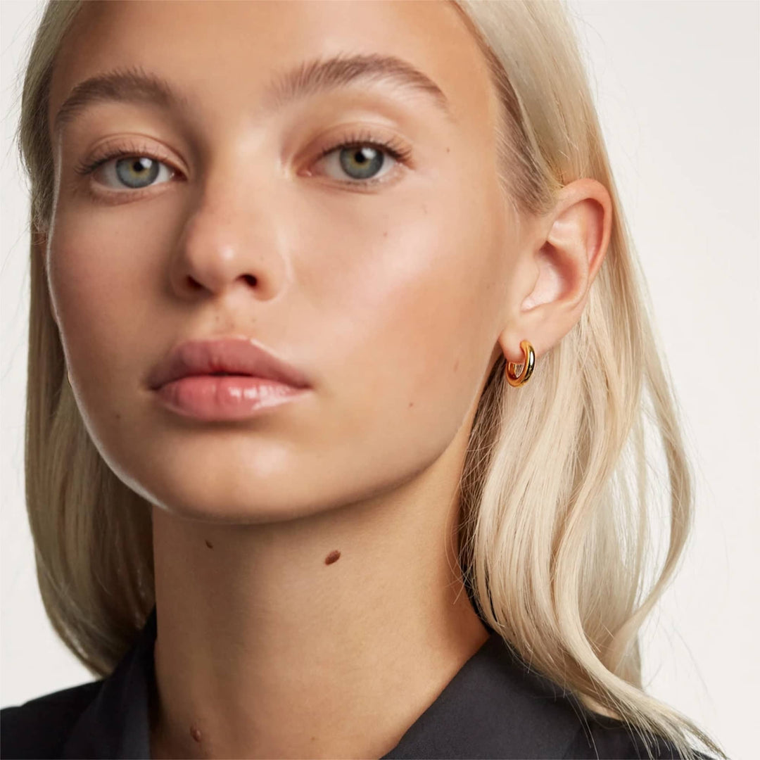 AR01-376-U PDP ESSENTIAL EARRINGS MINI CLOUD GOLD