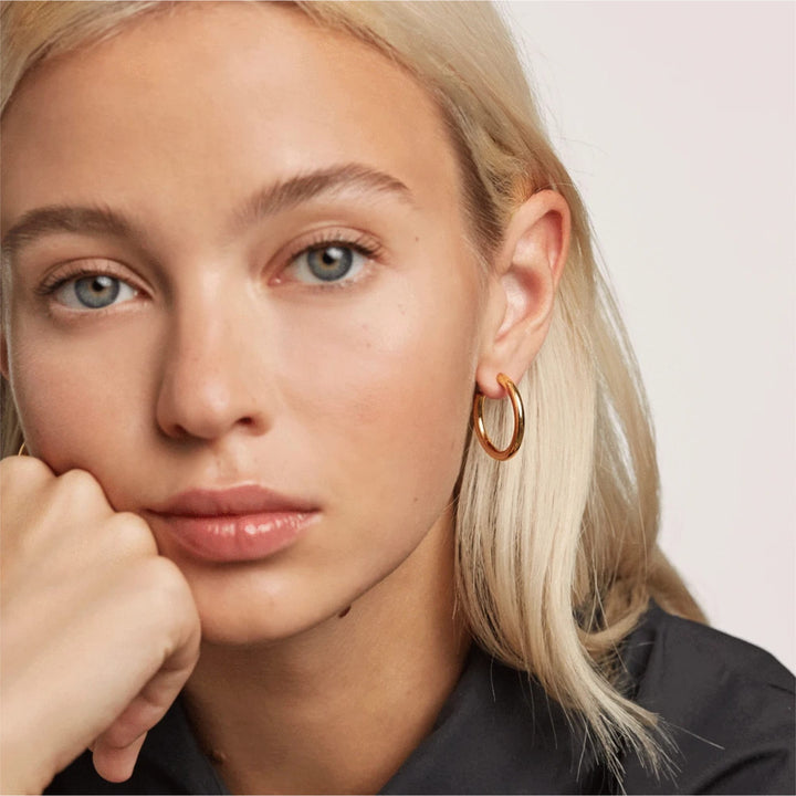 AR01-378-U PDP ESSENTIAL EARRINGS SUPREME GOLD