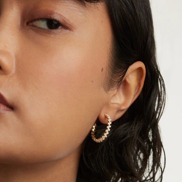 ar01-579-u gold crown earrings