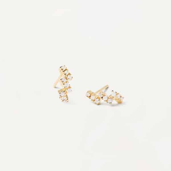 ar01-590-u The zipper gold earrings