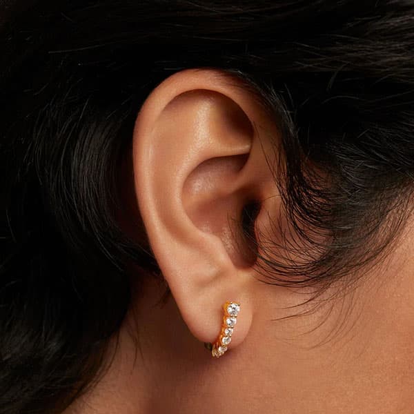 ar01-804-u Rise Gold Earrings