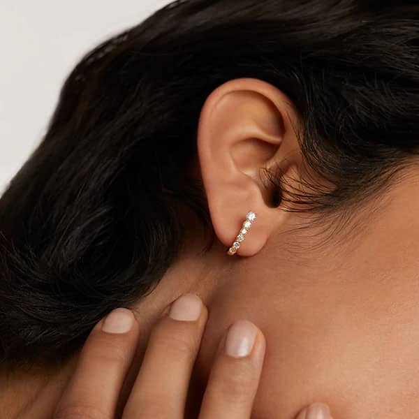 ar01-804-u Rise Gold Earrings