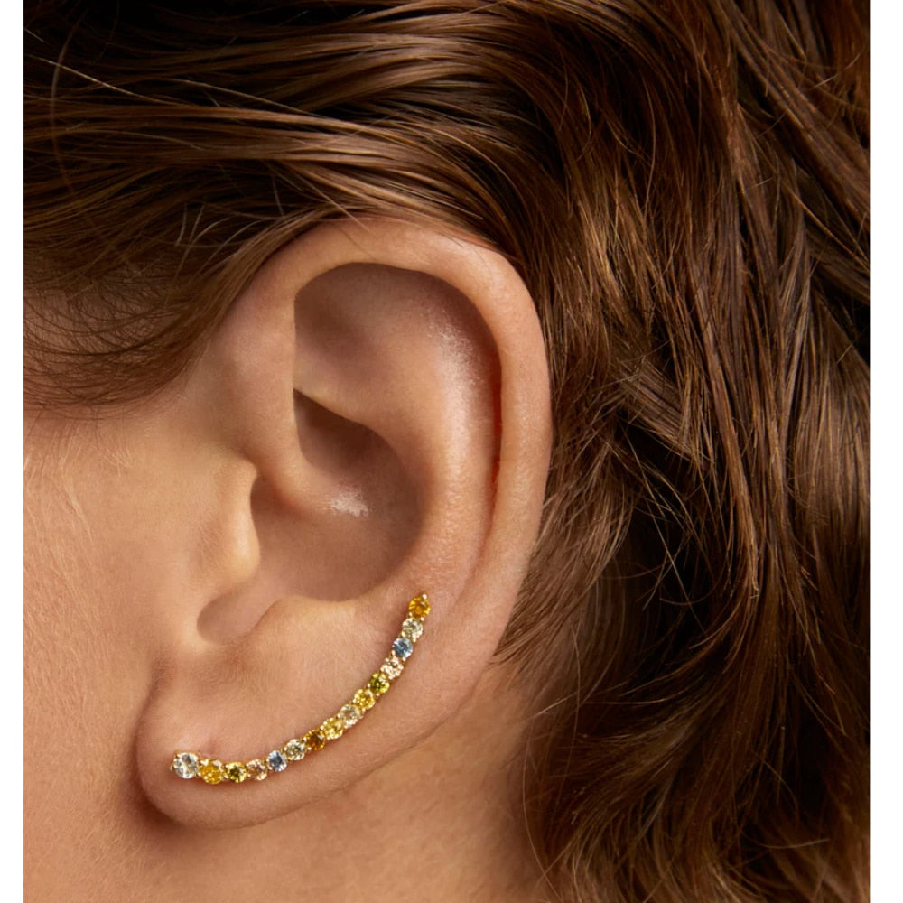 ar01-b99-u silver earrings dorator rainbow cl