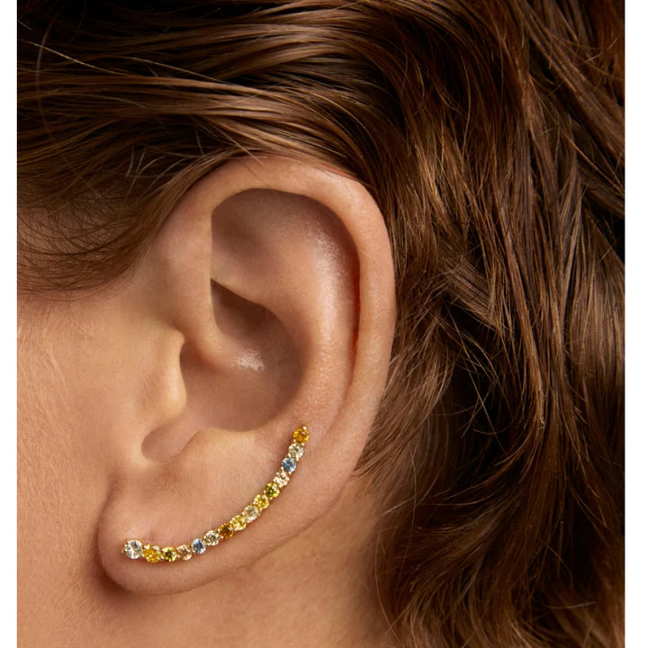 ar01-b99-u silver earrings dorator rainbow cl