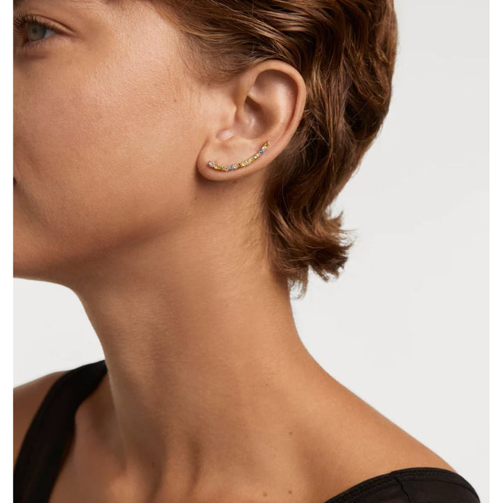 ar01-b99-u silver earrings dorator rainbow cl