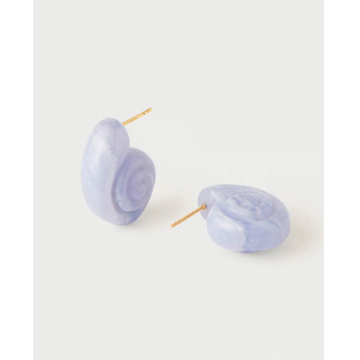 ar01-c40-u blue lace agate shell earrings