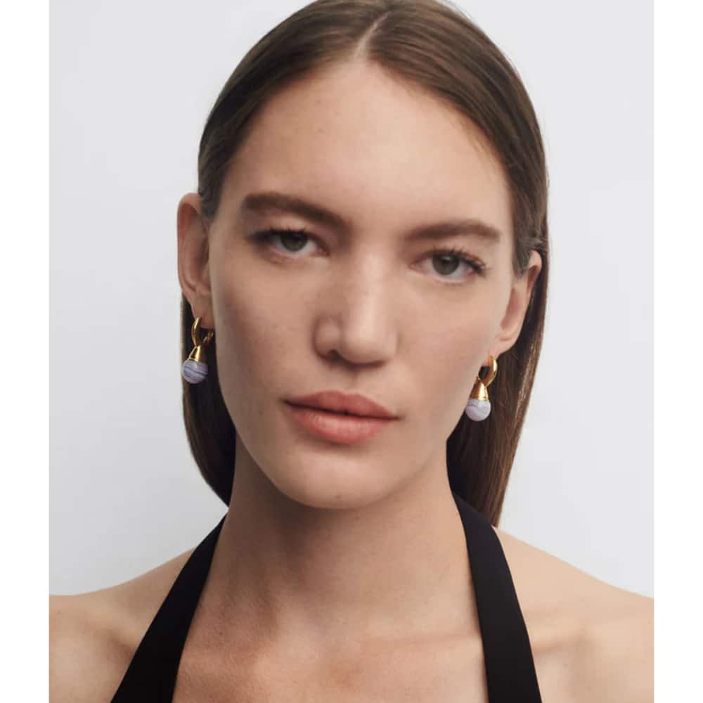 ar01-c42-u blue lace agate hoop earrings