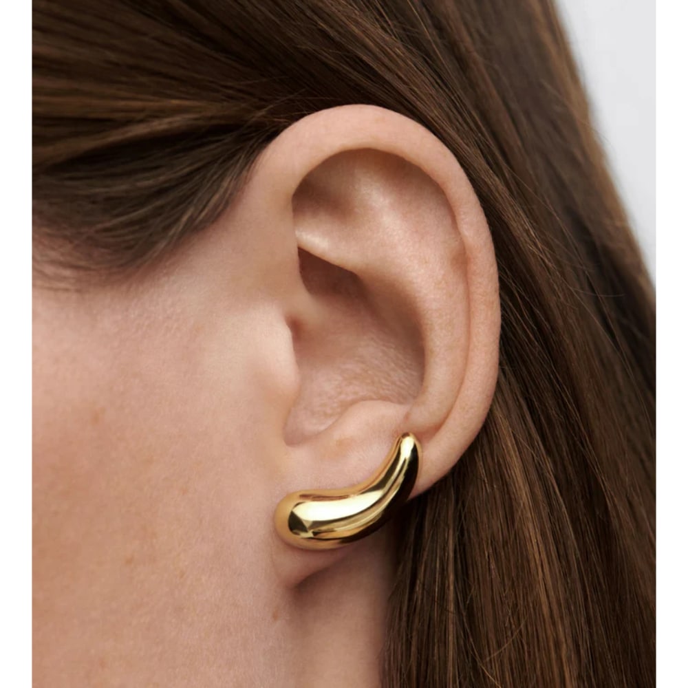 ar01-c49-u aqua gold-plated silver earrings