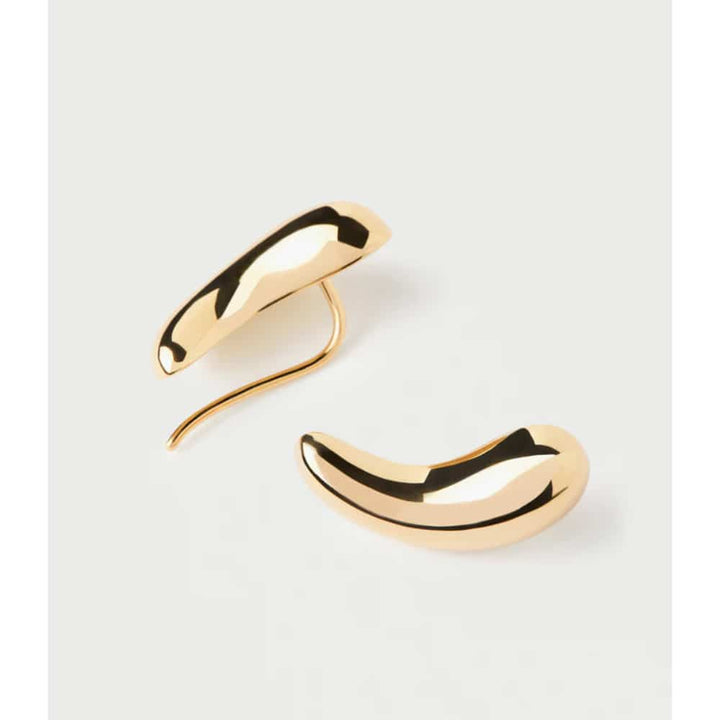 ar01-c49-u aqua gold-plated silver earrings