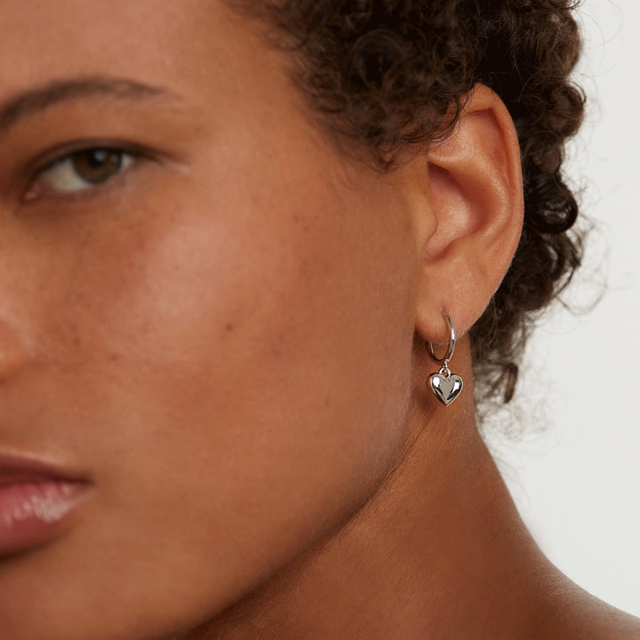 AR02-364-U PDP ENGRAVE ME L'ABSOLU EARRINGS SILVER