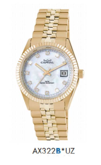 AX322B*UZ CAPITAL LADY MADRE PERLA E SWAROSKY