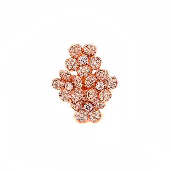 B209GC ROSE GOLD CHOKER WITH PENDANT