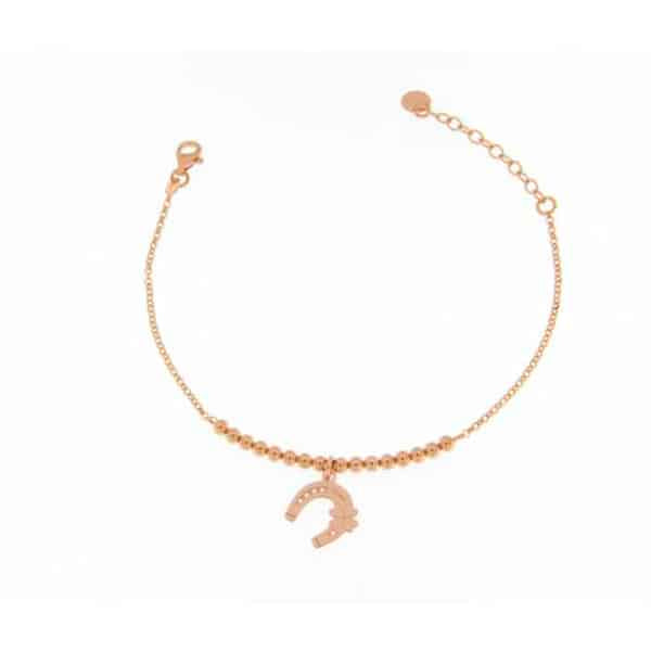 BR1SOGGPL6 BRACCIALE FERRO DI CAVALLO ARGENTO 925