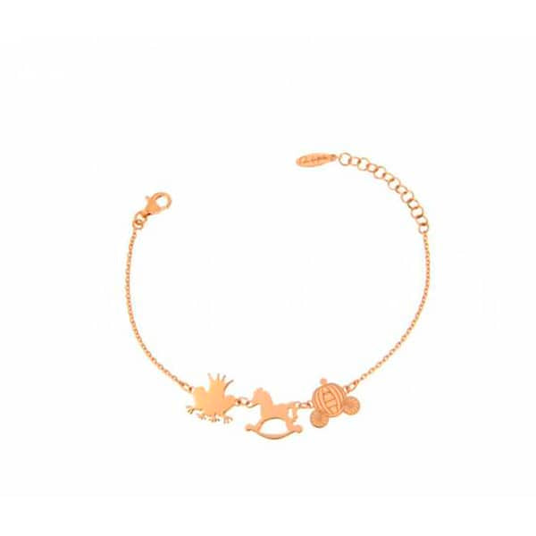 BR3SOGG1 BRACCIALE ARGENTO CAR-RANOC-CAVAL