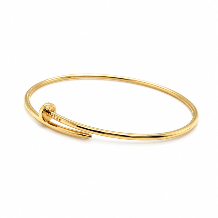 Punto Fermo — Bracciale Chiodo in Oro Giallo 18 kt