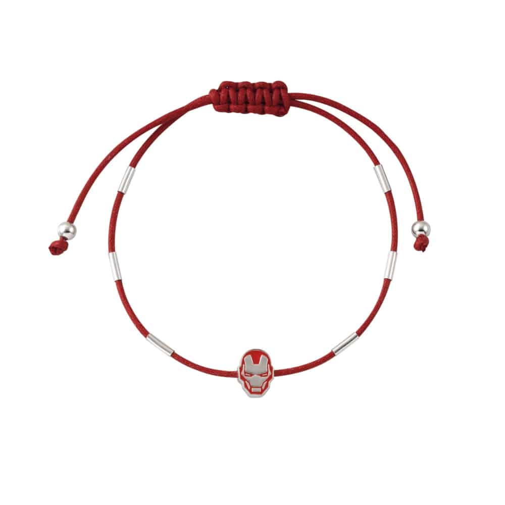 bs00065rnrl.cs Iron Man silver bracelet
