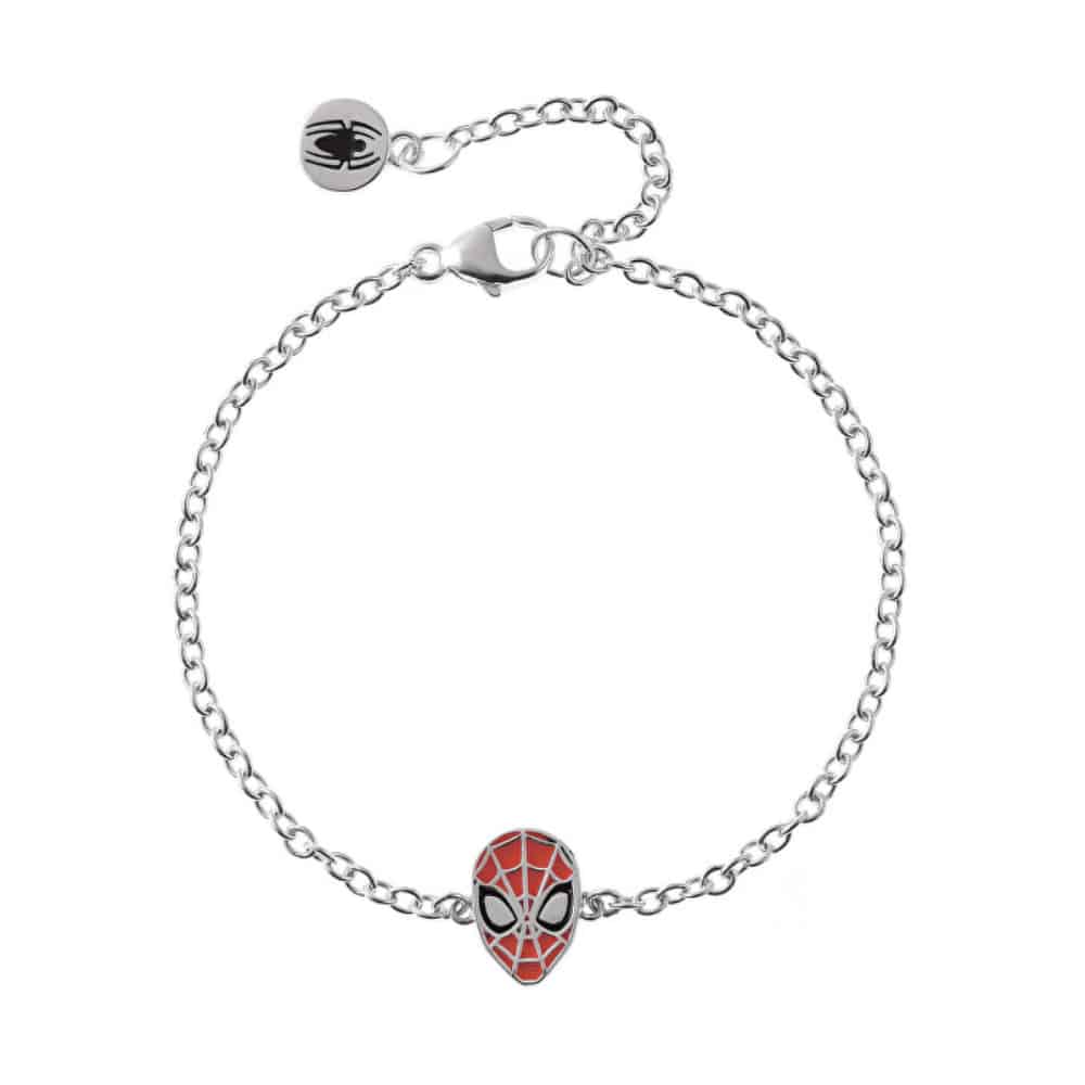 bs00066rl-55.cs Spider-Man silver bracelet