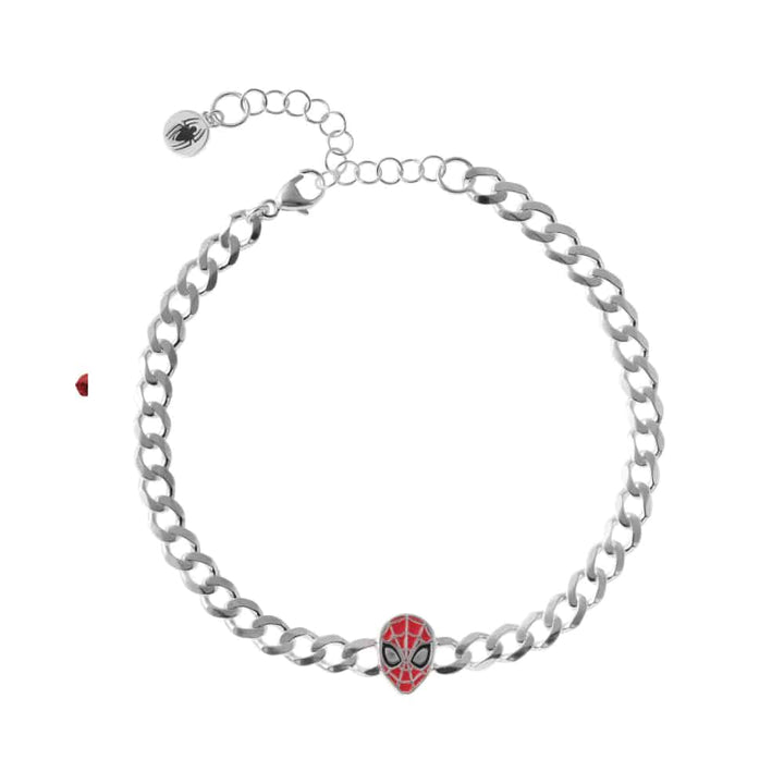 bs00082rl-7.cs Spider-Man silver bracelet