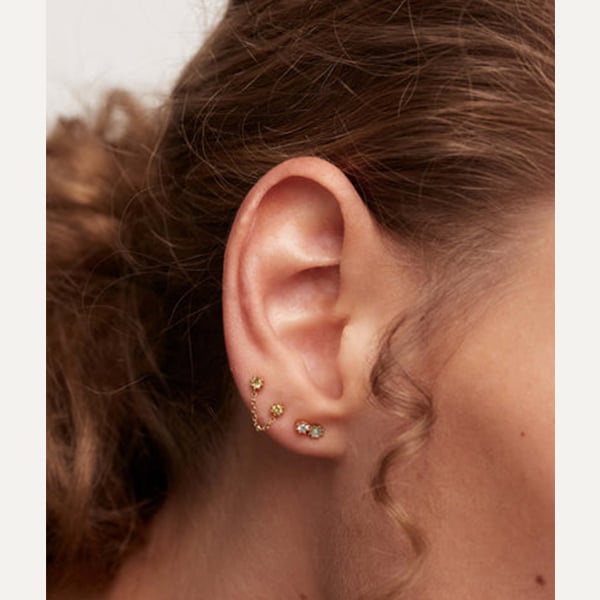 bu01-050-u Kare gold Earrings