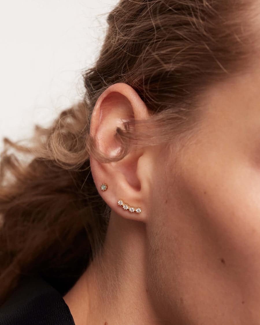 bu01-051-u Ocean gold earr