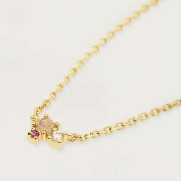 CO01-175-U ATELIER ROSE BLUSH GOLD NECKLACE