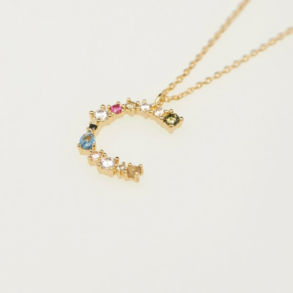 CO01-098-U I AM C GOLD NECKLACE