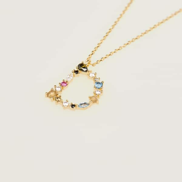 CO01-099-U I AM D GOLD NECKLACE