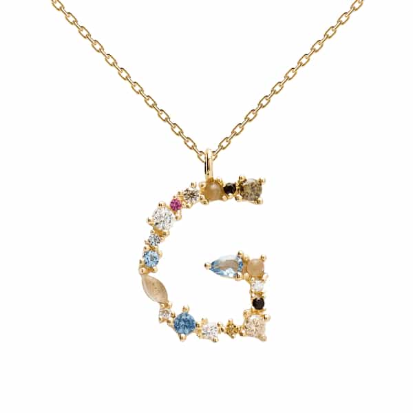 CO01-102-U I AM G GOLD NECKLACE