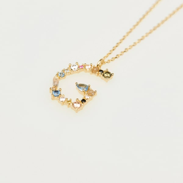 CO01-102-U I AM G GOLD NECKLACE