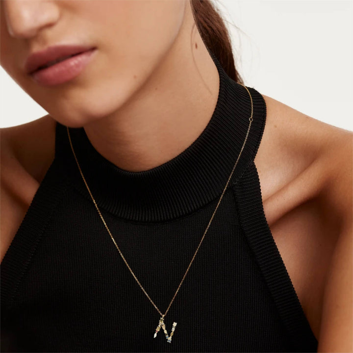 CO01-109-U PDP I AM N GOLD NECKLACE